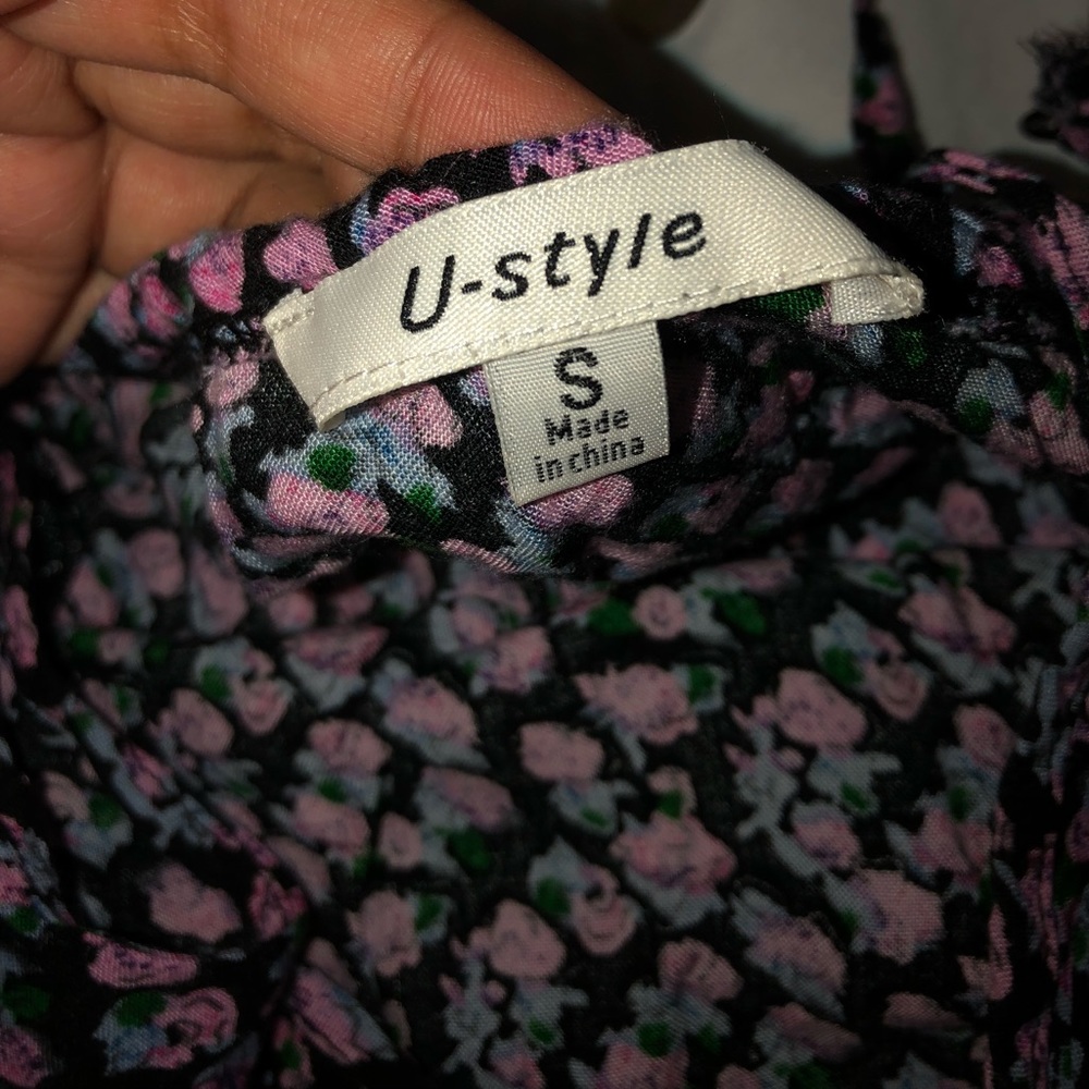 Short Ruffled Hemline Dress - Picture 4 of 4